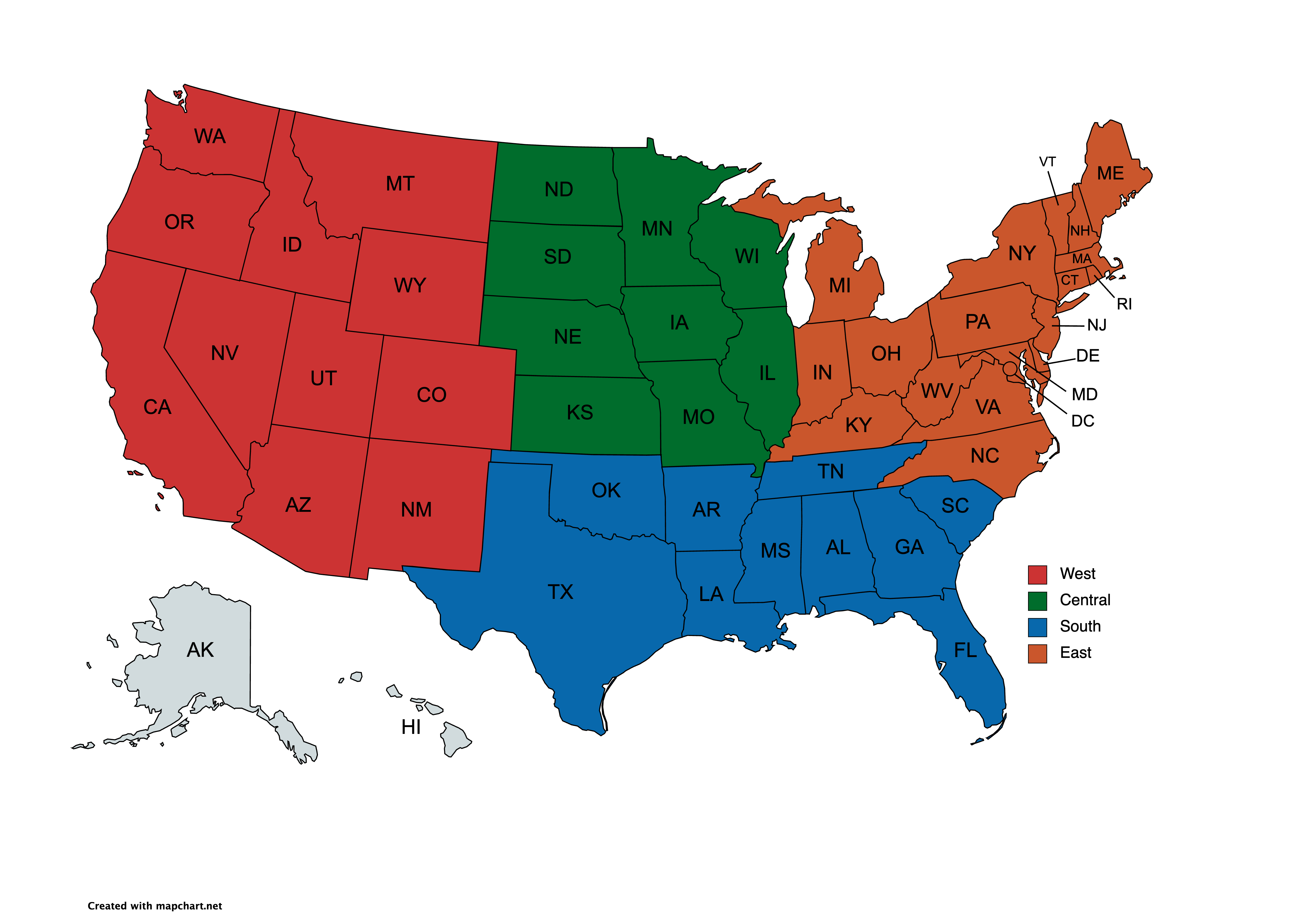 Regions USA