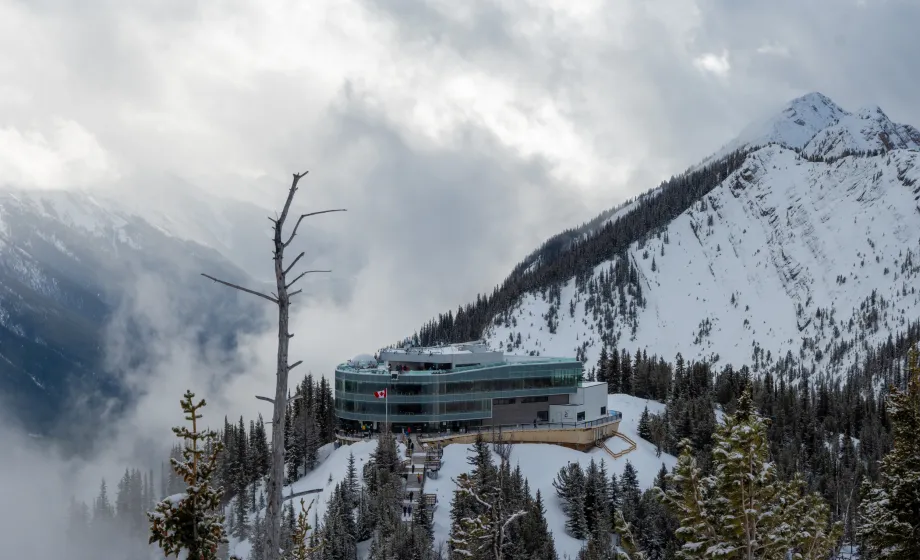 Bergstation in Skiresort in Kanada